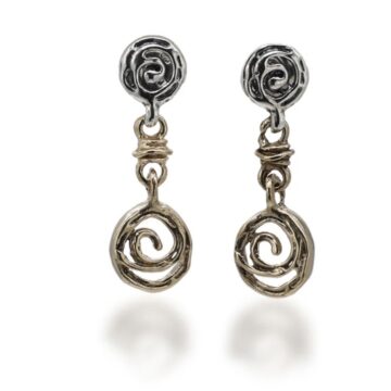 Orecchini pendenti nodi Mandile