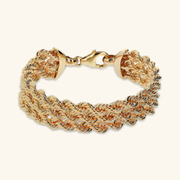 Bracciale multifilo corda