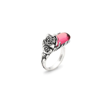 Anello goccia peonie Raspini