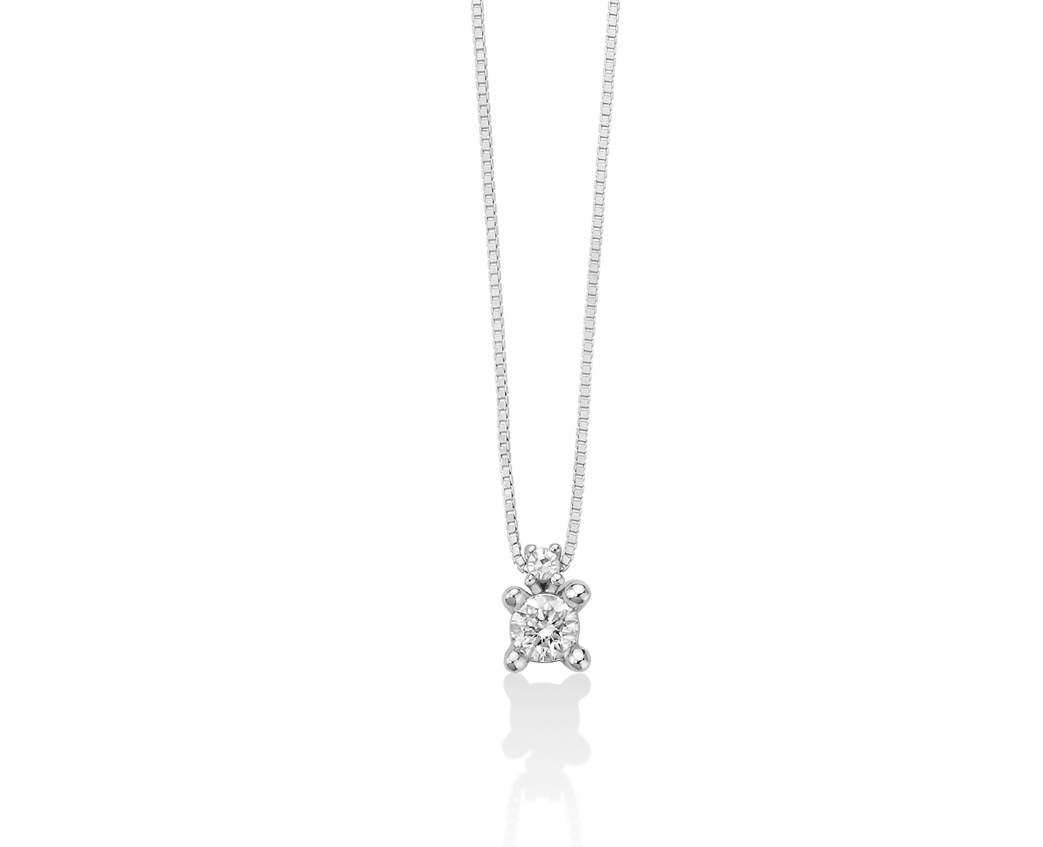 Punto luce Diamanti in Oro 18kt