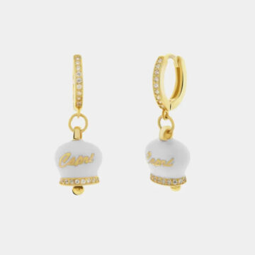 Orecchini in argento 925 con campanella