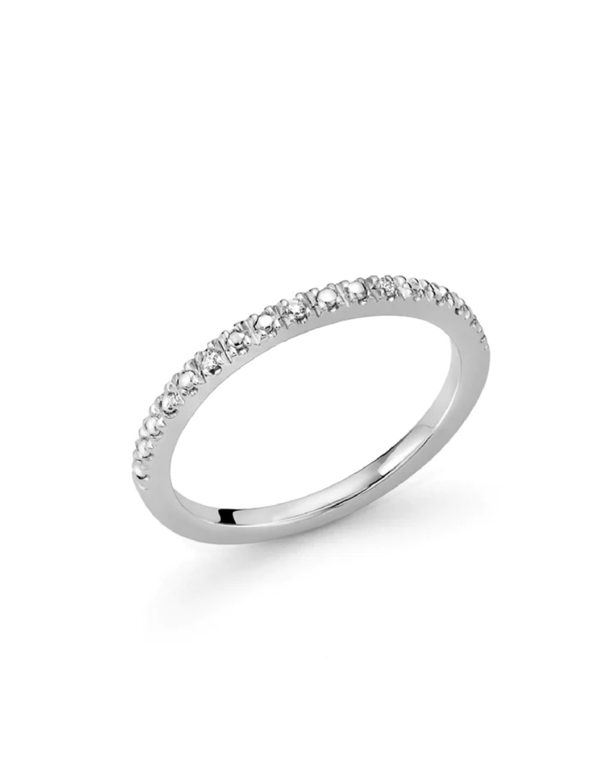 Anello Diamanti e argento