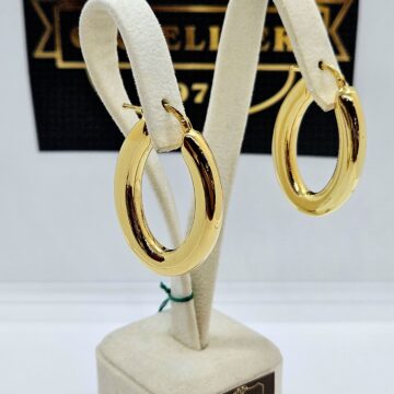 Orecchini Cerchi in oro 18kt