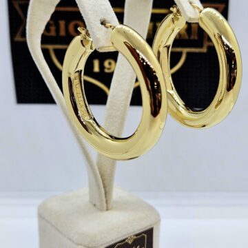 Orecchini Cerchi  in oro 18kt