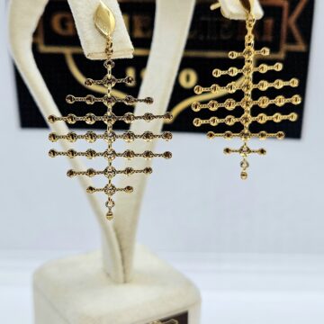 Orecchini pendenti oro 18kt