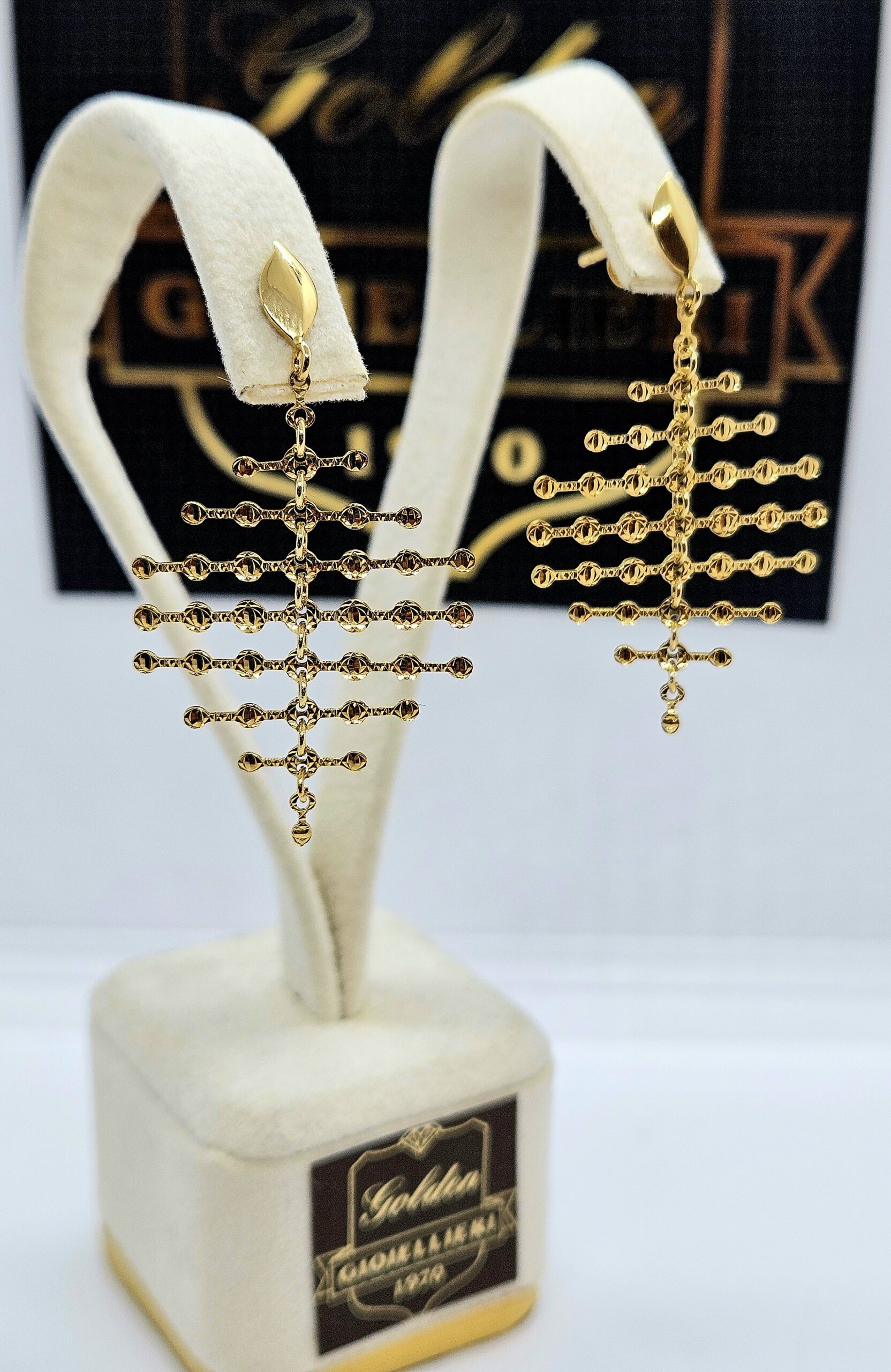 Orecchini pendenti oro 18kt