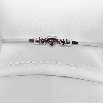 Bracciale argento e oro