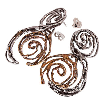 Orecchini pendente spirale