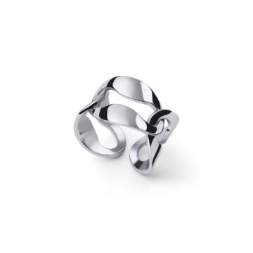 Anello catena argentata Unoaerre