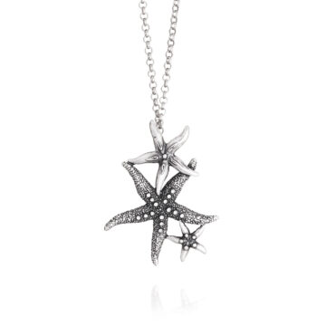 Collana pendente con stelle marine Raspini