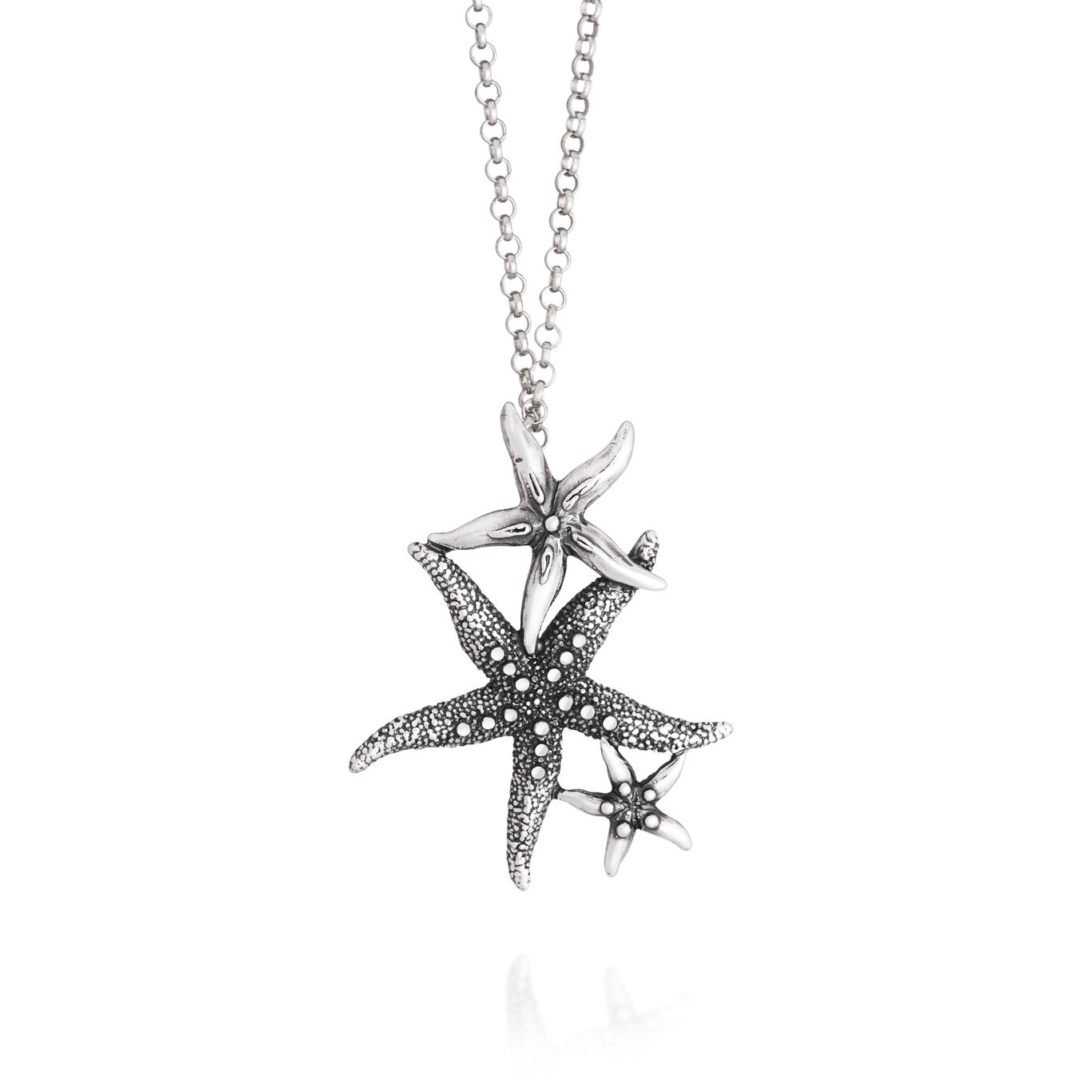 Collana pendente con stelle marine Raspini