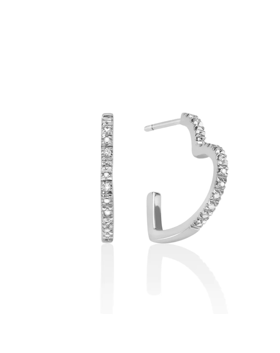 Orecchini Diamanti e argento