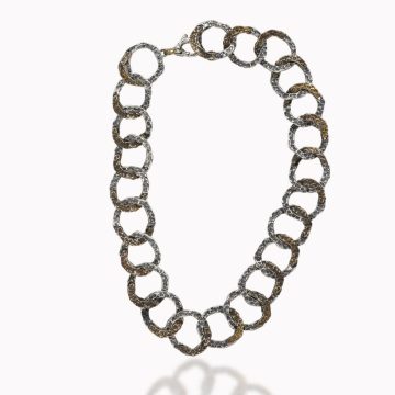Collana lunga cerchi