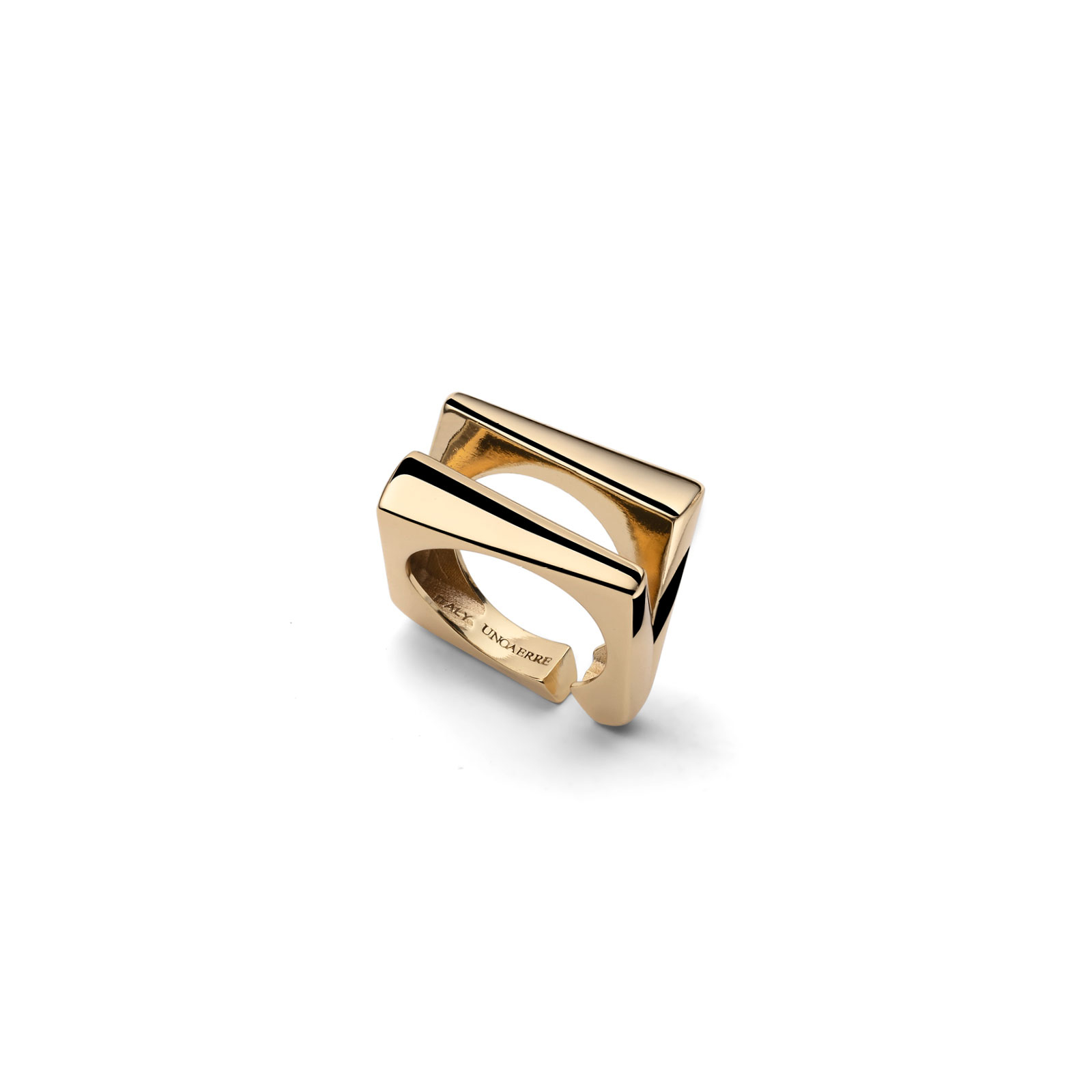 Anello placcato in oro Unoaerre