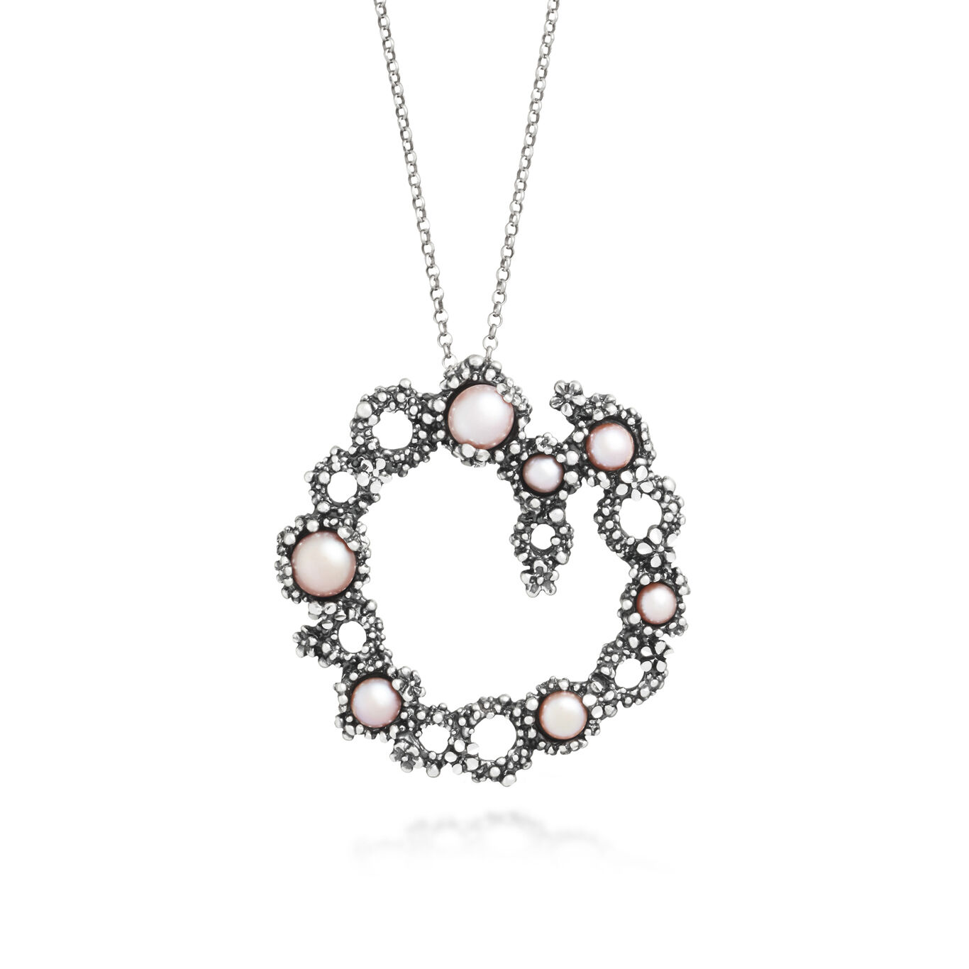 Collana blossom con perle Raspini
