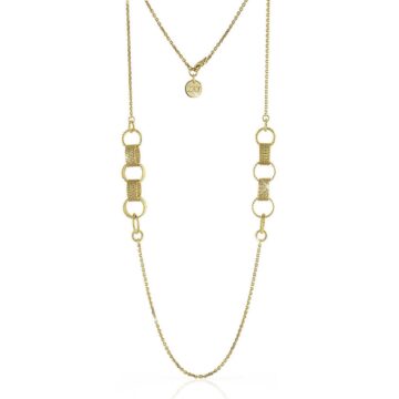 Collana in bronzo dorato