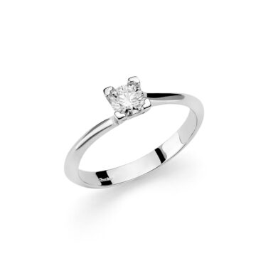 Solitario Diamanti in Oro 18kt