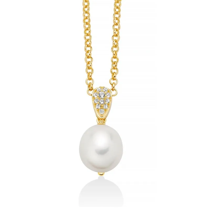 Collana perle Miluna argento