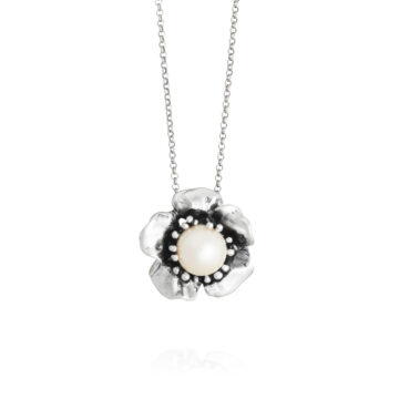 Collana con pendente magnolia Raspini