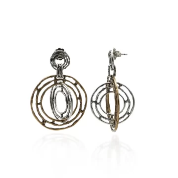 Orecchini pendenti cerchi