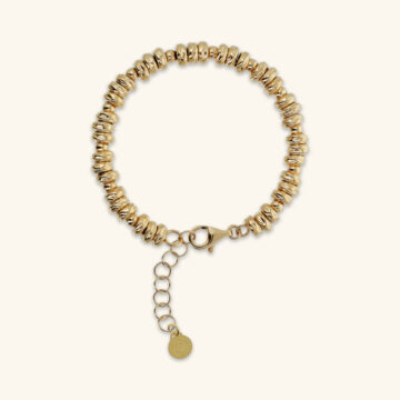 Bracciale con rondelle martelle Etrusca