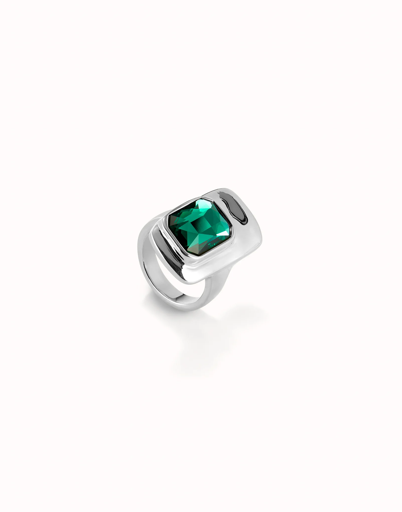 Anello cristallo verde