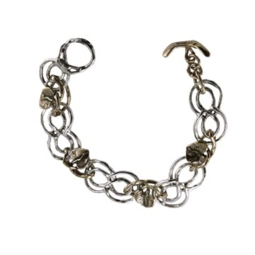 Bracciale foglie a cuore