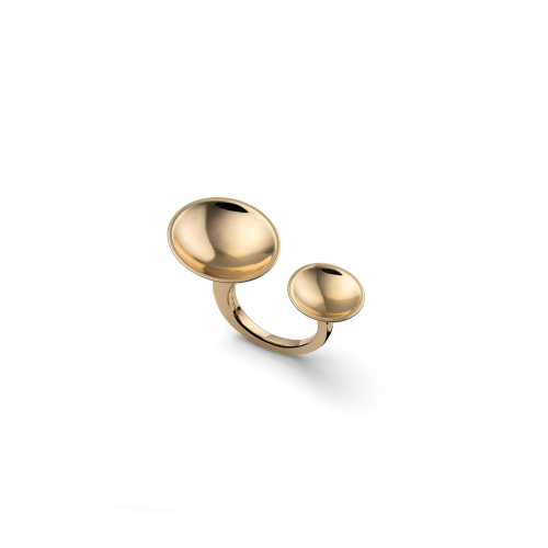 Anello in bronzo dorato Unoaerre