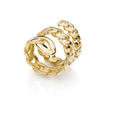 Anello a spirale fashion