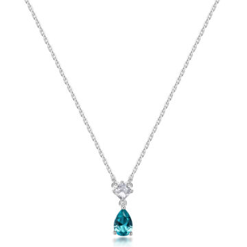Collana Argento Fancy - Aqua Green - FAG03