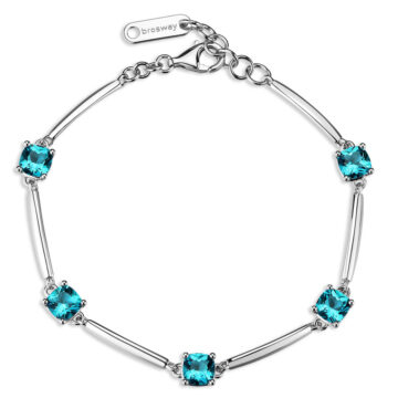 Bracciale Argento Fancy - Aqua Green - FAG06