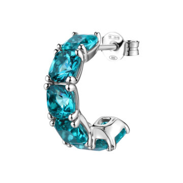 Orecchini Argento Fancy - Aqua Green - FAG13