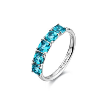 Anello Argento Fancy - Aqua Green - FAG23