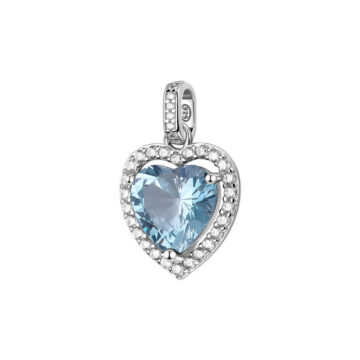 Charm Argento Fancy - Cloud Light Blue - FCL125