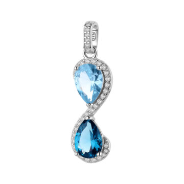 Charm Argento Fancy - Cloud Light Blue - FCL132
