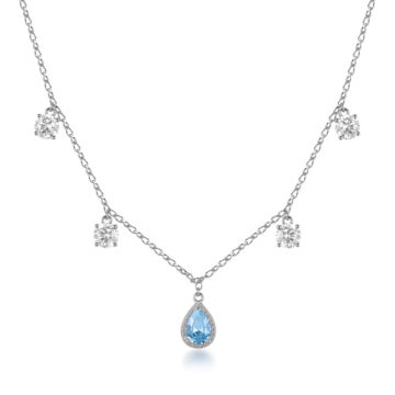 Collana Argento Fancy - Cloud Light Blue - FCL133