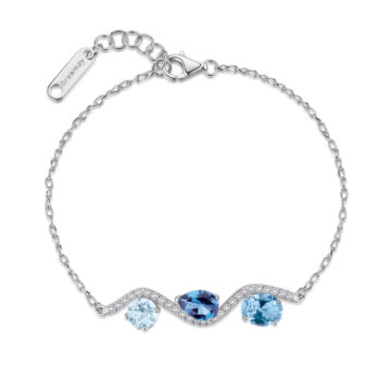 Bracciale Argento Fancy - Cloud Light Blue - FCL134