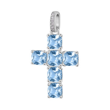 Charm Argento Fancy - Cloud Light Blue - FCL14