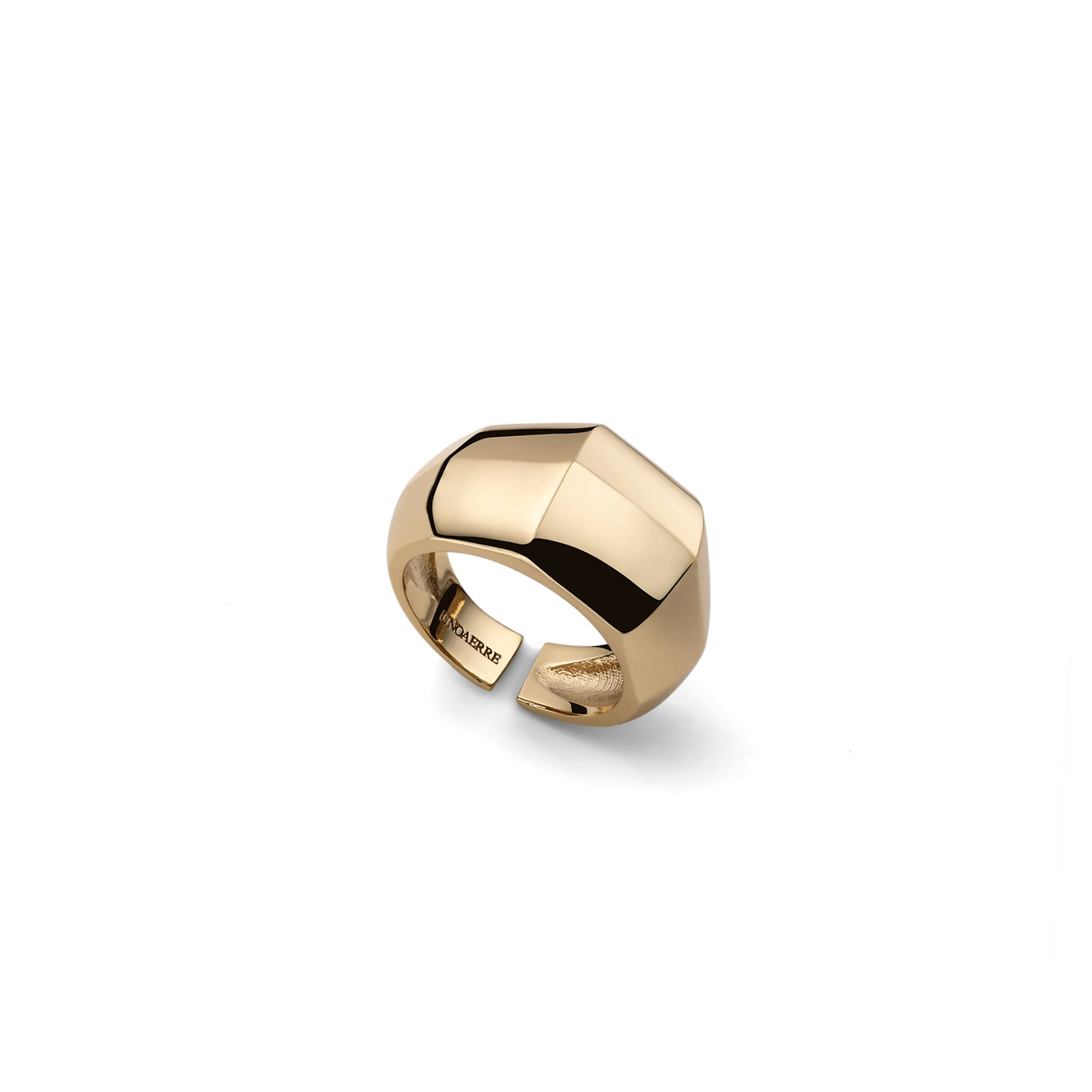 Anello in bronzo dorato Unoaerre
