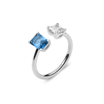 Anello Argento Fancy - Freedom Blue - FFB09
