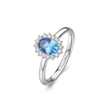 Anello Argento Fancy - Freedom Blue - FFB70
