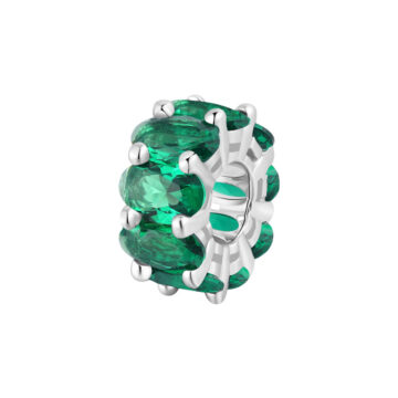 Charm Argento Fancy - Life Green - FLG01