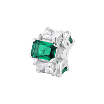 Charm Argento Fancy - Life Green - FLG02