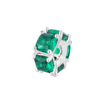 Charm Argento Fancy - Life Green - FLG03