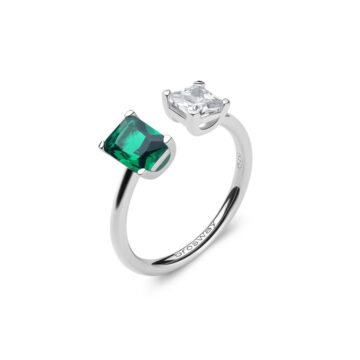 Anello Argento Fancy - Life Green - FLG09