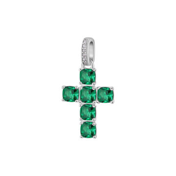 Charm Argento Fancy - Life Green - FLG115