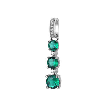 Charm Argento Fancy - Life Green - FLG131