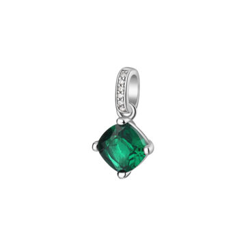 Charm Argento Fancy - Life Green - FLG15