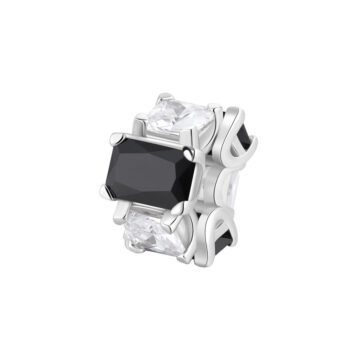 Charm Argento Fancy - Mystery Black - FMB02
