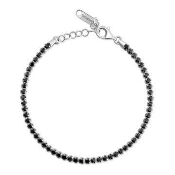 Bracciale Argento Fancy - Mystery Black - FMB110